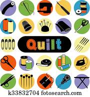 quiltdecke, heiligenbilder quiltdecke, heiligenbilder