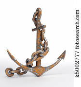 Rusty anchor Rusty anchor