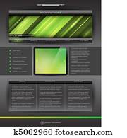 Vector Website design template Vector Website design template