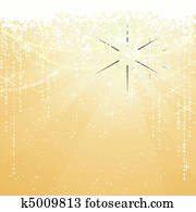 חגיגי, רקע זהוב, עם, להתנצנץ, כוכבים, ל, מיוחד, occasions., גדול, כפי, חג המולד, או, ראשי שנה, רקע.