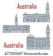 Melbourne and Adelaide general post offices Melbourne and Adelaide general post offices
