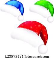 חג המולד, צבע, פפה נואל, כובעים