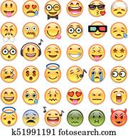 Big set of 36 emojis emoticons Big set of 36 emojis emoticons