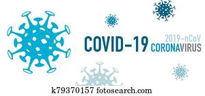 Covid-19 Coronavirus 2019-nCoV Banner Covid-19 Coronavirus 2019-nCoV Banner