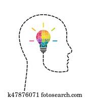 Creativity and innovation concept Creativity and innovation concept
