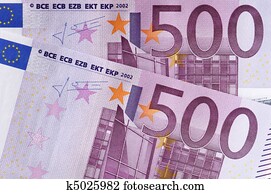 euro banknotes