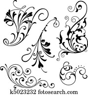 Floral Scrolls Floral Scrolls