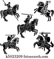 wappen, ritter wappen, ritter