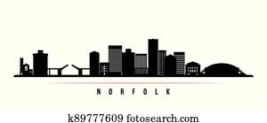 נורפולק, קו רקיע, אופקי, banner.