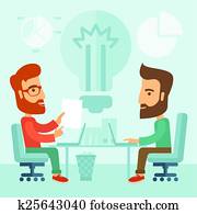 Business brainstorming.