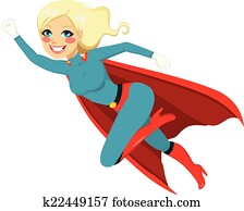 Super Hero Girl Flying Super Hero Girl Flying