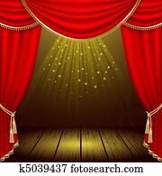 Theater stage Theater stage