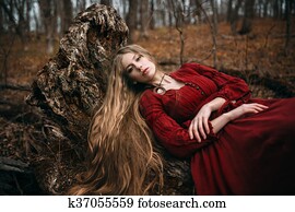 Witch in forest Witch in forest