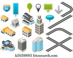 איזומטרי, מפה, כלים