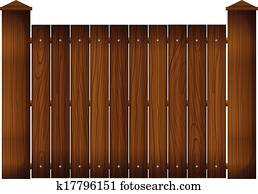 A wooden fence A wooden fence
