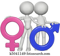  and woman male female gender sex symbols