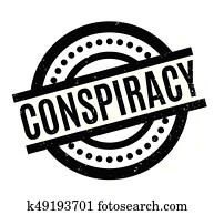 Conspiracy Theory rubber stamp Clip Art | k43956219 | Fotosearch