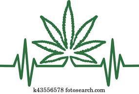frequence, עם, עלה של קנבוס, מריחואנה