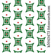 Tinsel Christmas Repeat Pattern