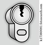 cylinder lock cylinder lock