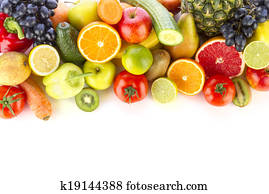 Fresh fruits and vegetables