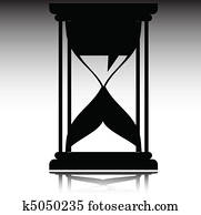 hour glass silhouette