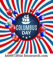 Illustration of Columbus Day