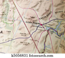 Map of Las Vegas Map of Las Vegas