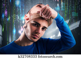 Teenager hacker Teenager hacker