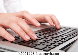 Typing hands Typing hands