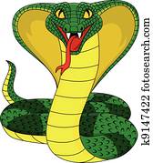 כועס, קוברה, נחש