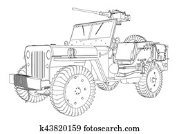 Army Jeep Vector Army Jeep Vector