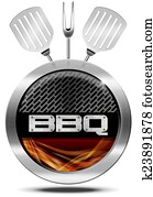 Bbq Symbol - Barbecue Icon Bbq Symbol - Barbecue Icon