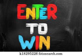 Enter To Win Concept Enter To Win Concept