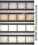 vintage scratched film strips vintage scratched film strips