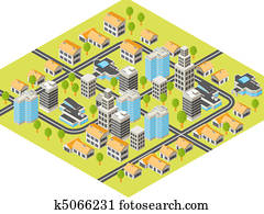 איזומטרי, עיר