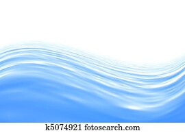 Blue water waves Blue water waves
