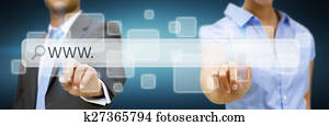Businessman surfing on internet Businessman surfing on internet