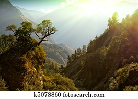 enchanted Nepal landscape
