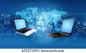 Internet information technology concept Internet information technology concept
