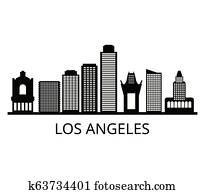 Los Angeles skyline Los Angeles skyline