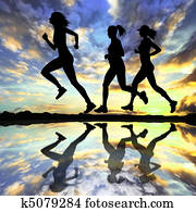 Silhouette of a woman