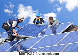 Solar panel installation Solar panel installation