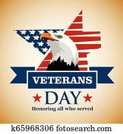 Veterans day greeting card Veterans day greeting card