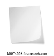 white note paper message label business