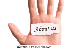 About us, word in hand About us, word in hand