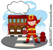 Fire Station Stock Photos | Our Top 1000+ Fire Station Images | Fotosearch