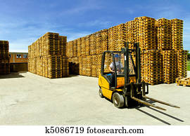 forklift, ind, opmagasinere