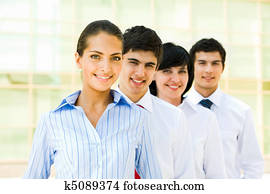 Leader of business team