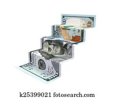 Staircase Money Origami